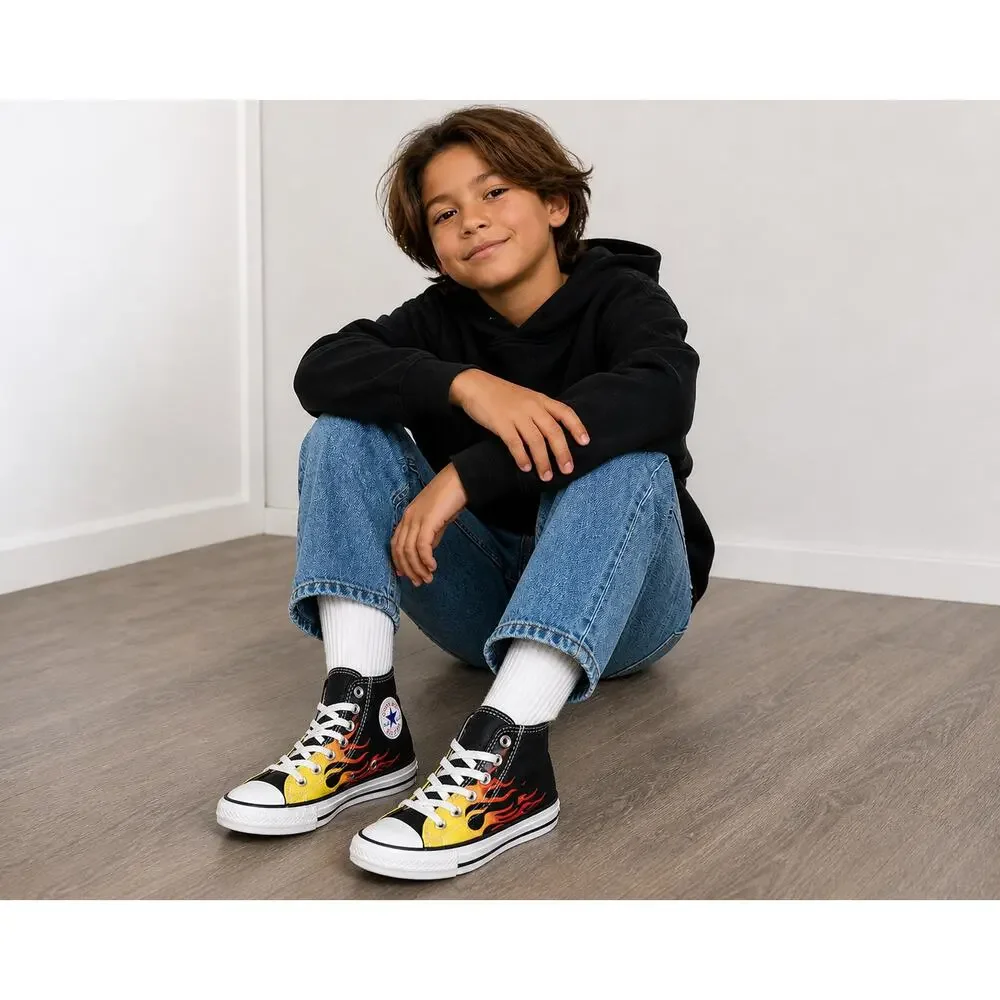 Converse Flame High Top Sneakers Kids 1 🔥